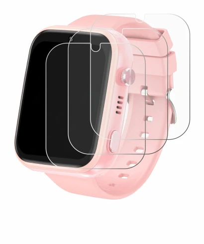 Imagen del dispositivo jianyana 4G Kids Smartwatch con una amplia variedad de protectores de pantalla.