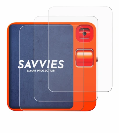 Imagen del dispositivo rabbit r1 con una amplia variedad de protectores de pantalla.