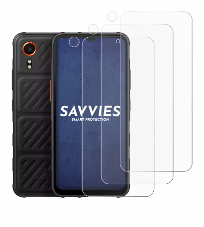 Imagen del dispositivo Samsung Galaxy XCover 7 (Frontal+Cámara) con una amplia variedad de protectores de pantalla.