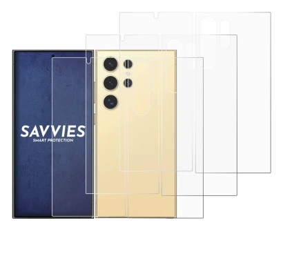 Imagen del dispositivo Samsung Galaxy S24 Ultra (case-friendly) (Frontal+Trasero) con una amplia variedad de protectores de pa