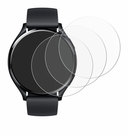 Imagen del dispositivo Xiaomi Watch 2 con una amplia variedad de protectores de pantalla.