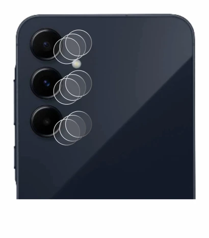 Imagen del dispositivo Samsung Galaxy A55 5G (SÓLO Cámara) con una amplia variedad de protectores de pantalla.