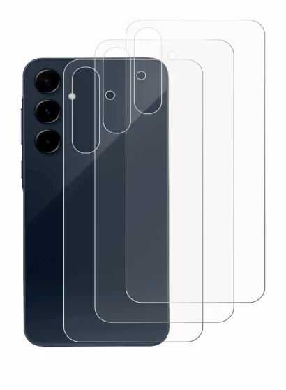 Imagen del dispositivo Samsung Galaxy A35 5G (Trasero) con una amplia variedad de protectores de pantalla.