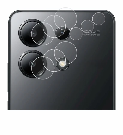 Imagen del dispositivo Xiaomi Redmi Note 13 4G (SÓLO Cámara) con una amplia variedad de protectores de pantalla.