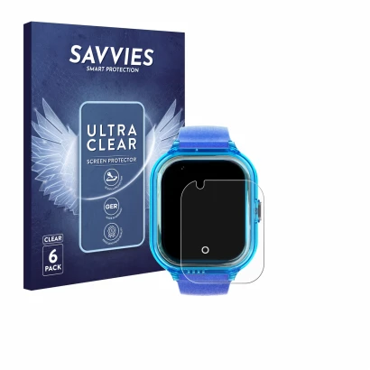 Parte frontal de un envase de producto con el logotipo de la marca Savvies. Al lado se muestra el dispositivo SaveFamily Enjoy