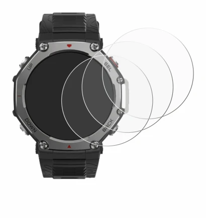 Imagen del dispositivo Huami Amazfit T-Rex 3 con una amplia variedad de protectores de pantalla.