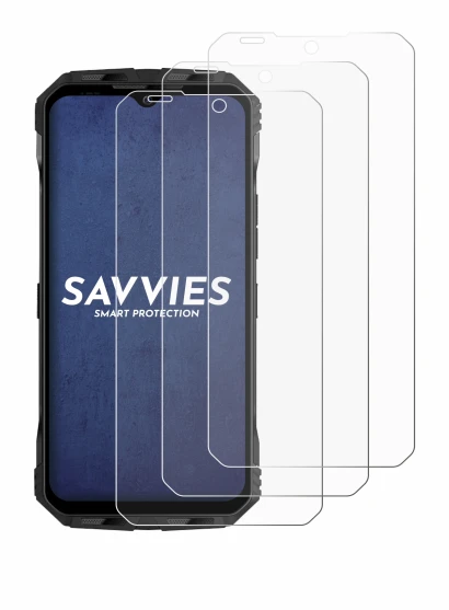 Imagen del dispositivo Doogee V Max Plus con una amplia variedad de protectores de pantalla.