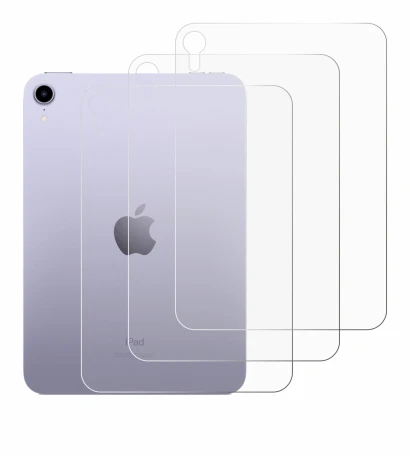 Imagen del dispositivo Apple iPad Mini 7 WiFi 2024 (Trasero) con una amplia variedad de protectores de pantalla.