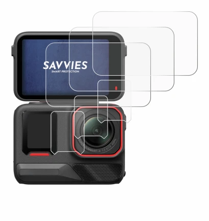 Imagen del dispositivo Insta360 Ace Pro 2 con una amplia variedad de protectores de pantalla.