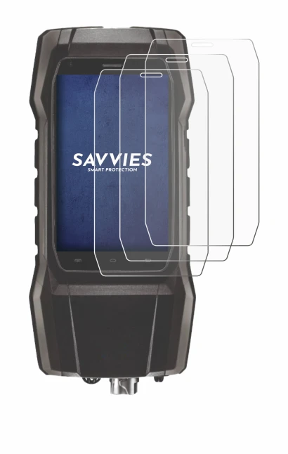 Imagen del dispositivo Testo 300 con una amplia variedad de protectores de pantalla.