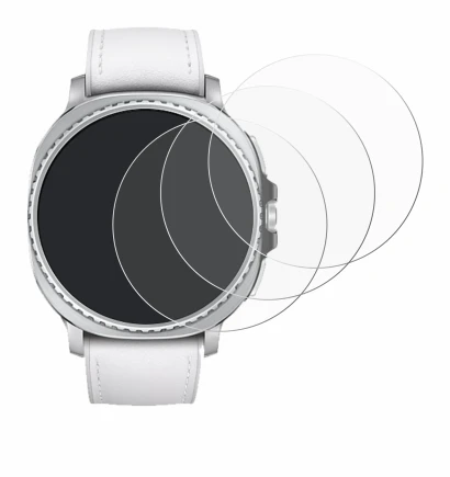 Imagen del dispositivo Samsung Galaxy Watch 8 Classic (46 mm) con una amplia variedad de protectores de pantalla.