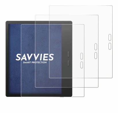 Imagen del dispositivo Boox Go Color 7 Gen II con una amplia variedad de protectores de pantalla.