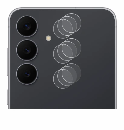 Imagen del dispositivo Samsung Galaxy S25 FE (SÓLO Cámara) con una amplia variedad de protectores de pantalla.