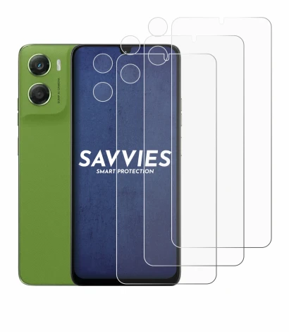 Imagen del dispositivo Motorola Moto G06 (Frontal+Cámara) con una amplia variedad de protectores de pantalla.