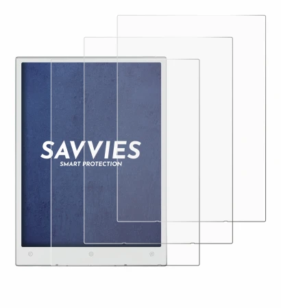 Imagen del dispositivo Viwoods AiPaper Mini con una amplia variedad de protectores de pantalla.