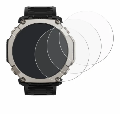 Imagen del dispositivo Huami Amazfit T-Rex Ultra 2 con una amplia variedad de protectores de pantalla.