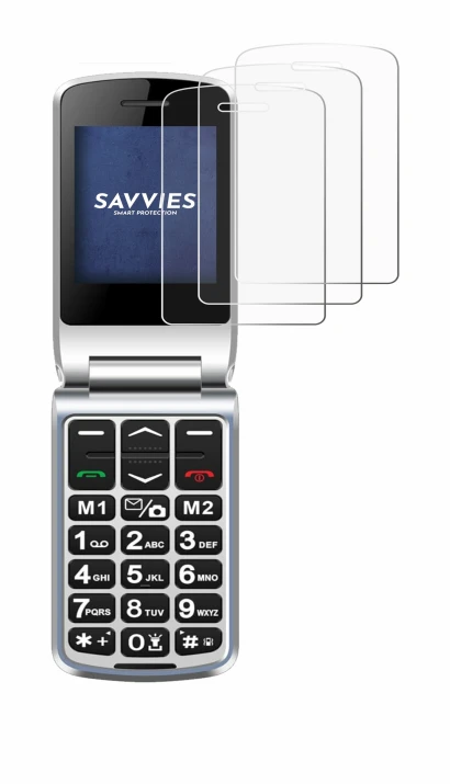 Imagen del dispositivo Sweetlink F1PLUS con una amplia variedad de protectores de pantalla.