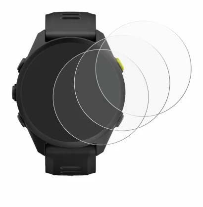 Imagen del dispositivo Garmin Forerunner 70 con una amplia variedad de protectores de pantalla.