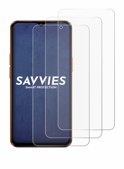 Imagen del dispositivo Oscal Flat 3C con una amplia variedad de protectores de pantalla.