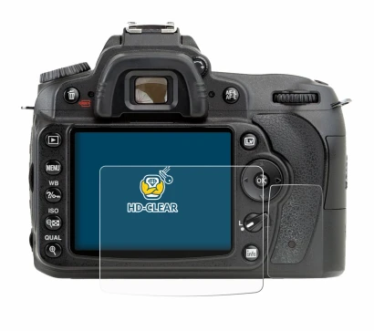Imagen del dispositivo Nikon D90 con una amplia variedad de protectores de pantalla.