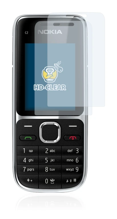 Imagen del dispositivo Nokia C2-01 con una amplia variedad de protectores de pantalla.
