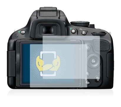 Imagen del dispositivo Nikon D5100 con una amplia variedad de protectores de pantalla.