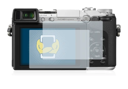 Imagen del dispositivo Panasonic Lumix DMC-GX7 con una amplia variedad de protectores de pantalla.