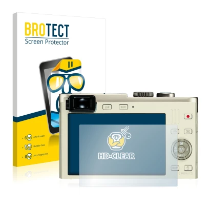 Parte frontal de un envase de producto con el logotipo de la marca BROTECT. Al lado se muestra el dispositivo Leica C (Typ 112