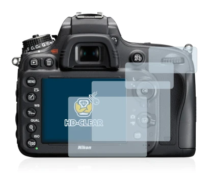 Imagen del dispositivo Nikon D610 con una amplia variedad de protectores de pantalla.