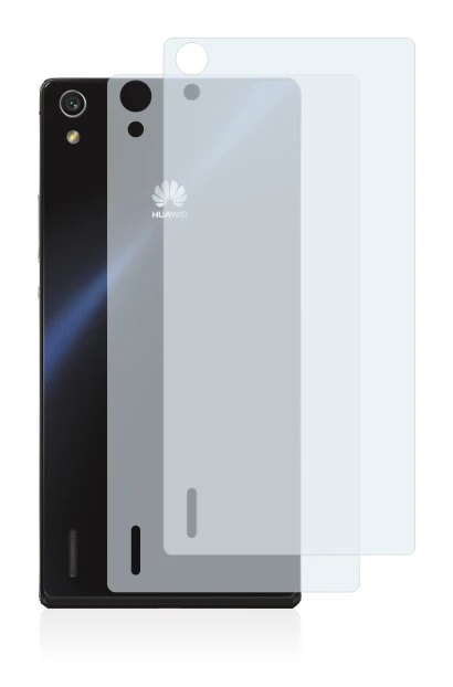 Imagen del dispositivo Huawei Ascend P7 (Trasero) con una amplia variedad de protectores de pantalla.