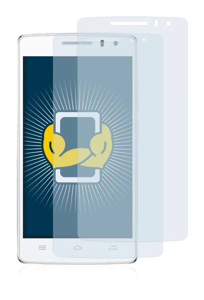 Imagen del dispositivo THL 2015 con una amplia variedad de protectores de pantalla.