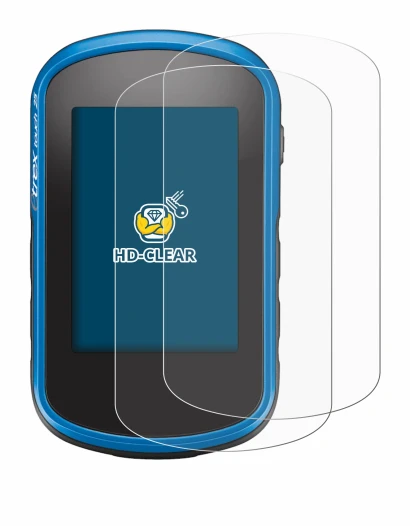 Imagen del dispositivo Garmin eTrex Touch 35 con una amplia variedad de protectores de pantalla.