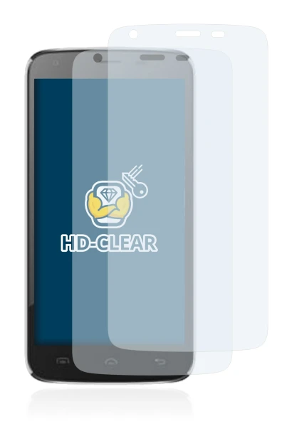 Imagen del dispositivo Doogee T6 con una amplia variedad de protectores de pantalla.