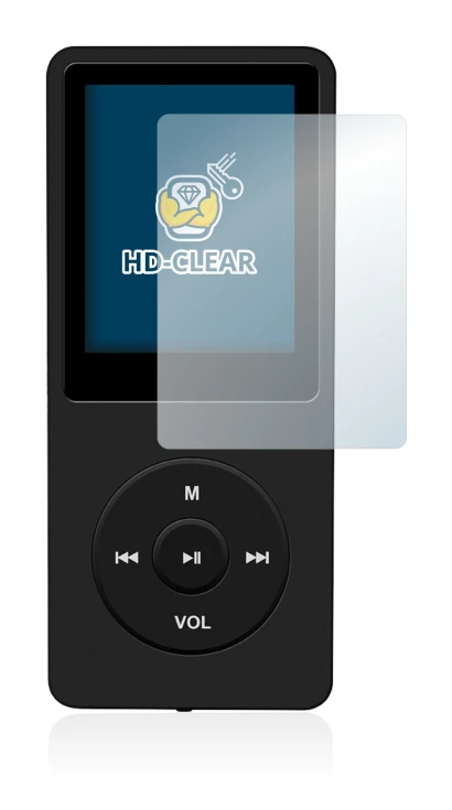Imagen del dispositivo AGPtek 8GB MP3-Player con una amplia variedad de protectores de pantalla.