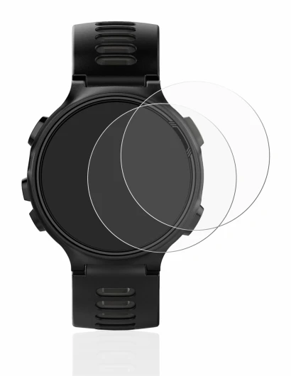 Imagen del dispositivo Garmin Forerunner 735XT con una amplia variedad de protectores de pantalla.