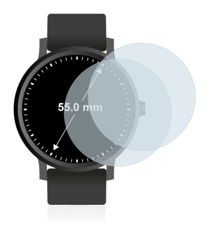 Imagen del dispositivo Relojes (Circular, ø: 55 mm) con una amplia variedad de protectores de pantalla.
