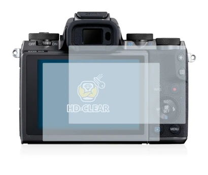 Imagen del dispositivo Canon EOS M5 con una amplia variedad de protectores de pantalla.