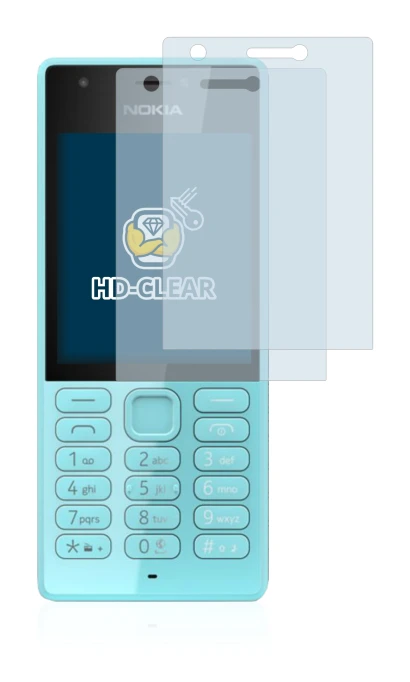 Imagen del dispositivo Nokia 216 con una amplia variedad de protectores de pantalla.