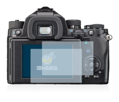 Imagen del dispositivo Pentax KP con una amplia variedad de protectores de pantalla.