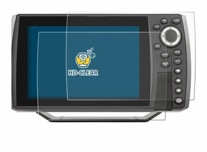 Imagen del dispositivo Humminbird Helix 7 con una amplia variedad de protectores de pantalla.