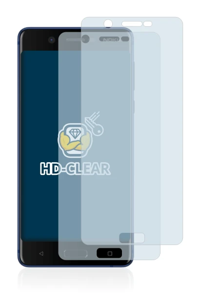 Imagen del dispositivo Nokia 5 con una amplia variedad de protectores de pantalla.