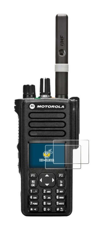 Imagen del dispositivo Motorola DP4800 con una amplia variedad de protectores de pantalla.