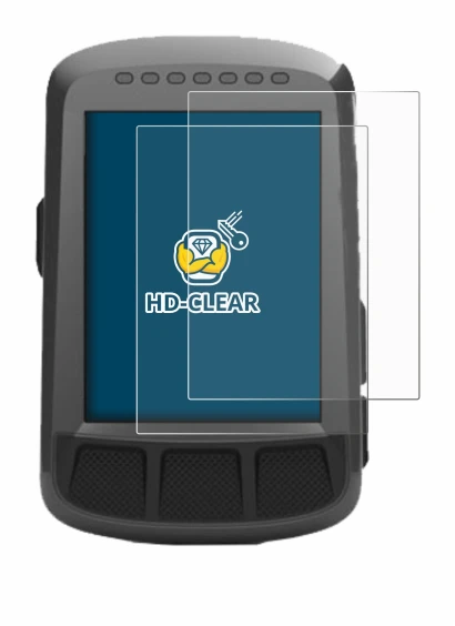 Imagen del dispositivo Wahoo Elemnt Bolt GPS con una amplia variedad de protectores de pantalla.