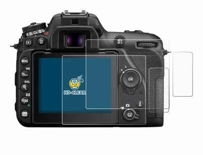 Imagen del dispositivo Nikon D7500 con una amplia variedad de protectores de pantalla.