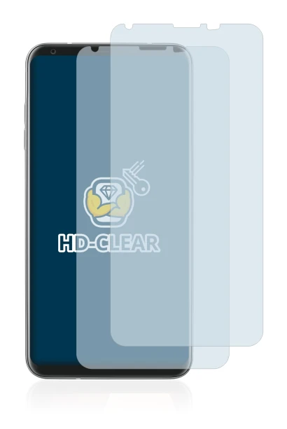 Imagen del dispositivo LG V30 con una amplia variedad de protectores de pantalla.