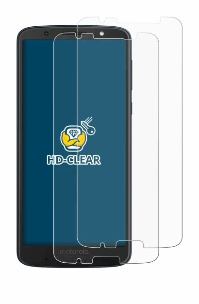 Imagen del dispositivo Motorola Moto G6 Plus con una amplia variedad de protectores de pantalla.
