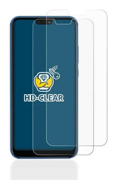 Imagen del dispositivo Huawei P20 lite 2018 con una amplia variedad de protectores de pantalla.