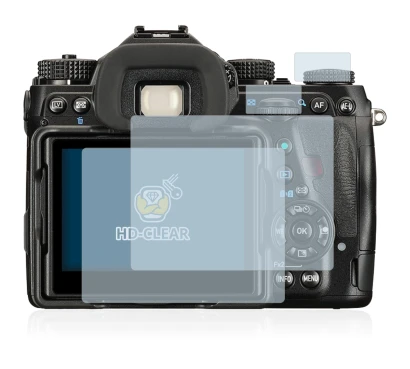 Imagen del dispositivo Pentax K-1 Mark II con una amplia variedad de protectores de pantalla.