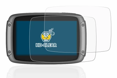 Imagen del dispositivo TomTom Rider 550 con una amplia variedad de protectores de pantalla.