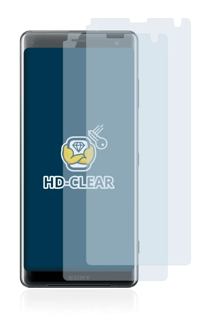 Imagen del dispositivo Sony Xperia XZ3 con una amplia variedad de protectores de pantalla.